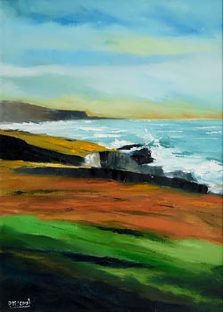 Padraig McCaul, Autumn Waves, Achill (2008) at Morgan O'Driscoll Art Auctions