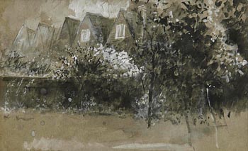 John Butler Yeats, The Orchard at Morgan O'Driscoll Art Auctions