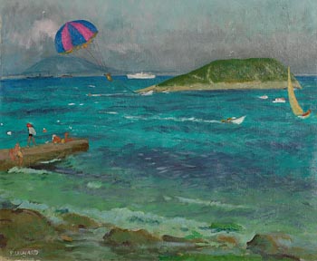 Patrick Leonard, Costa del Sol (second image verso) at Morgan O'Driscoll Art Auctions