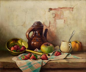 Robert Chailloux, Still Life - Berries and Fruit at Morgan O'Driscoll Art Auctions