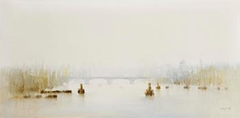 Anthony Robert Klitz, River Thames, London at Morgan O'Driscoll Art Auctions
