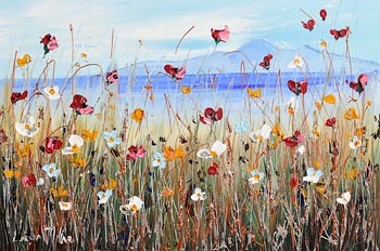 Lorna Millar, Bank of Flowers at Morgan O'Driscoll Art Auctions
