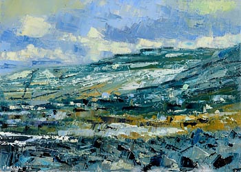 Henry Morgan, The Burren near Fanore (2022) at Morgan O'Driscoll Art Auctions
