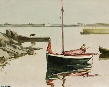 Cecil Maguire, End of the Day, Connemara at Morgan O'Driscoll Art Auctions