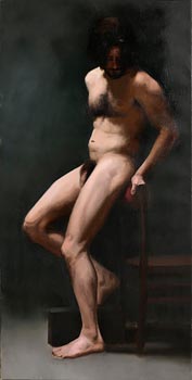Francis O'Toole, Male Nude at Morgan O'Driscoll Art Auctions