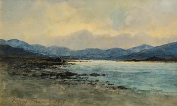 Percy French, Landscape, Connemara (1919) at Morgan O'Driscoll Art Auctions