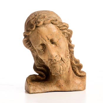 20th Century Continental School, Head of Christ at Morgan O'Driscoll Art Auctions