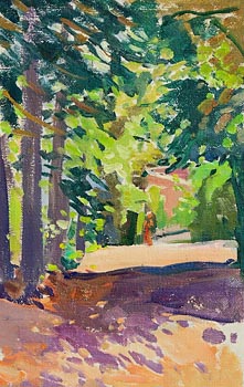 Walter Verling, Woodland Path at Morgan O'Driscoll Art Auctions