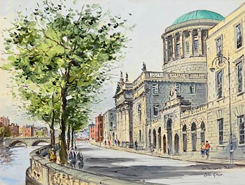 Colin Gibson, The Four Courts at Morgan O'Driscoll Art Auctions