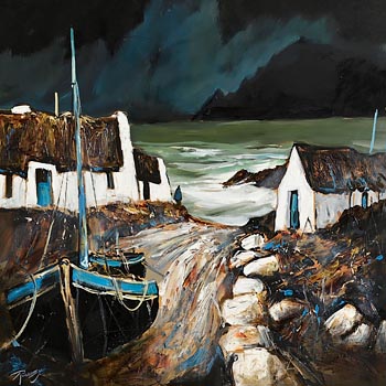 J.P. Rooney, Storm on the Island at Morgan O'Driscoll Art Auctions