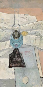 Richard J. Croft, Still Life with Lamp (1965) at Morgan O'Driscoll Art Auctions