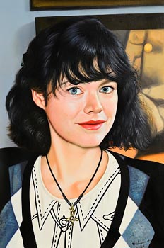 Fergus Shannon, Portrait of Jasmine Lenora Guinness (2021) at Morgan O'Driscoll Art Auctions