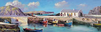 William Cunningham, Ballintoy Harbour, Co. Antrim at Morgan O'Driscoll Art Auctions