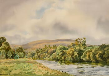 Frank J. Egginton, The House Stream, Blackwater River, Co. Cork (1967) at Morgan O'Driscoll Art Auctions
