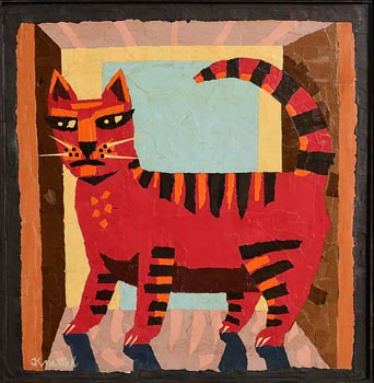 Graham Knuttel, Paper Tiger at Morgan O'Driscoll Art Auctions