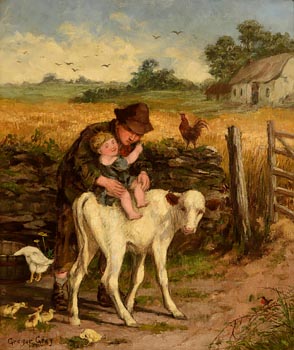 Gregor Grey, Young Life (1895) at Morgan O'Driscoll Art Auctions