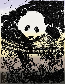 Rob Pruitt, Pandas Have Lived on Earth for Over Two Million Years (2019) at Morgan O'Driscoll Art Auctions