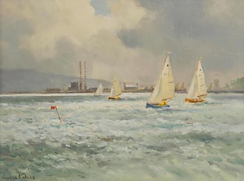 Maurice Canning Wilks, Approaching Squall, Dublin Bay at Morgan O'Driscoll Art Auctions