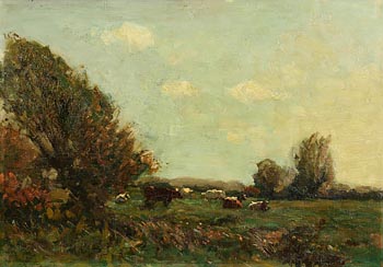 John Bedell Stanford McIlwaine, Cattle Grazing at Morgan O'Driscoll Art Auctions