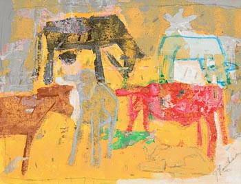 Julie Poulsen, The Ghost Cow (2021) at Morgan O'Driscoll Art Auctions