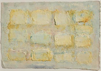 John Kingerlee, Pneuma Grid in Yellow Landscape (2006) at Morgan O'Driscoll Art Auctions