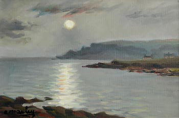 Charles J. McAuley, Moonlight at Morgan O'Driscoll Art Auctions