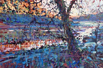 Arthur K. Maderson, The Creek, Low Tide, Point of Sunset at Morgan O'Driscoll Art Auctions