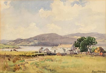 Frank McKelvey, Donegal Farmstead at Morgan O'Driscoll Art Auctions
