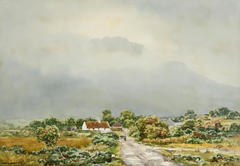 Frank J. Egginton, Cottage near Finny, Connemara at Morgan O'Driscoll Art Auctions