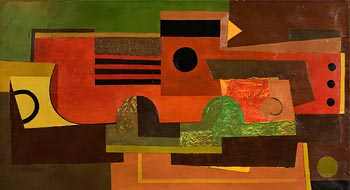 Circle of Juan Gris, Cubist Abstract (1934) at Morgan O'Driscoll Art Auctions