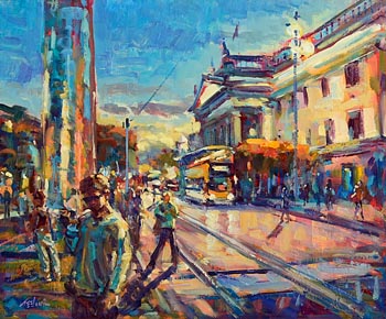 Norman Teeling, O'Connell St., Dublin at Morgan O'Driscoll Art Auctions