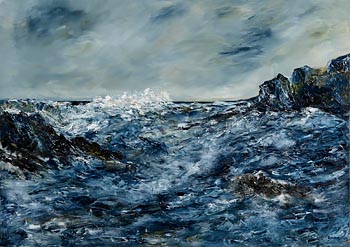 Evanne Matthews, Ocean's Edge, Galleycove, West Cork at Morgan O'Driscoll Art Auctions