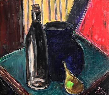 Peter Collis, Still Life - Bottle and Jug at Morgan O'Driscoll Art Auctions