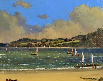 David Anthony Overend, Yachting at Rathmullan, Co. Donegal at Morgan O'Driscoll Art Auctions