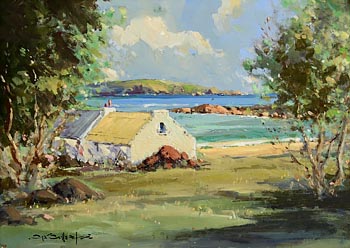 George K. Gillespie, Coastal Cottage, Connemara at Morgan O'Driscoll Art Auctions