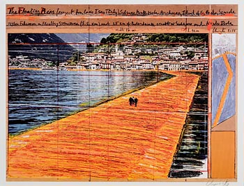 Christo, The Floating Piers at Morgan O'Driscoll Art Auctions