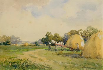Frank McKelvey, Bringing Home the Hay at Morgan O'Driscoll Art Auctions