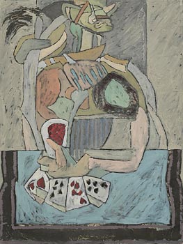 Alfonso Lopez, Poker Player (1988) at Morgan O'Driscoll Art Auctions