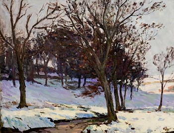 Hans Iten, Winter Landscape at Morgan O'Driscoll Art Auctions