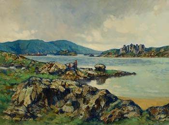 James English, Inishbofin Harbour at Morgan O'Driscoll Art Auctions