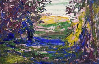 Jack Butler Yeats, Through the Woods to the Sea (1951) at Morgan O'Driscoll Art Auctions