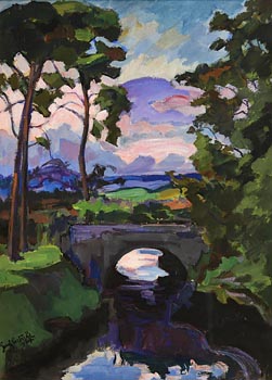 Paul Nietsche, The Canal, Newtownards (1929) at Morgan O'Driscoll Art Auctions