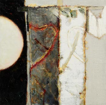 John Shinnors, Jessie's Hearted Scarecrow and Moon at Morgan O'Driscoll Art Auctions