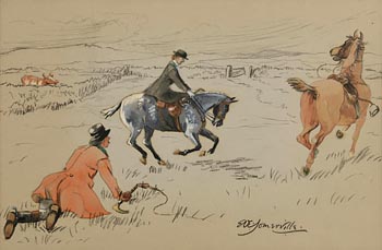 Edith Somerville, A Horse! A Horse! at Morgan O'Driscoll Art Auctions