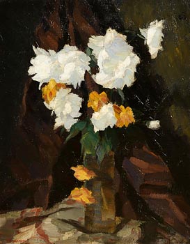 Estella Frances Solomons, Still Life - Vase of Flowers at Morgan O'Driscoll Art Auctions