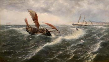 Thomas Rose Miles, Fresh Breeze Off the South Foreland at Morgan O'Driscoll Art Auctions