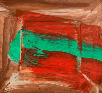 Howard Hodgkin, Red Flowers (2015) at Morgan O'Driscoll Art Auctions