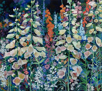 Victor Richardson, Foxgloves at Morgan O'Driscoll Art Auctions