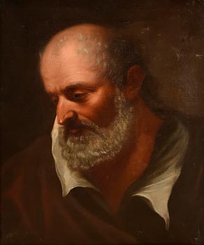 Circle of Anton Rafael Mengs, Portrait of a Bearded Man at Morgan O'Driscoll Art Auctions