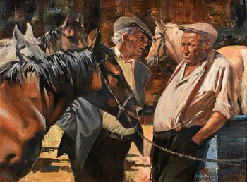 Flemming Christoffersen, Horse Trading (2004) at Morgan O'Driscoll Art Auctions